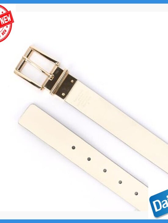 Reversible Leather Belt Medium Size Adjustable Buckle Women\'s Accessory main image 4